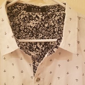 SSLR Men's Collection | White Button Down